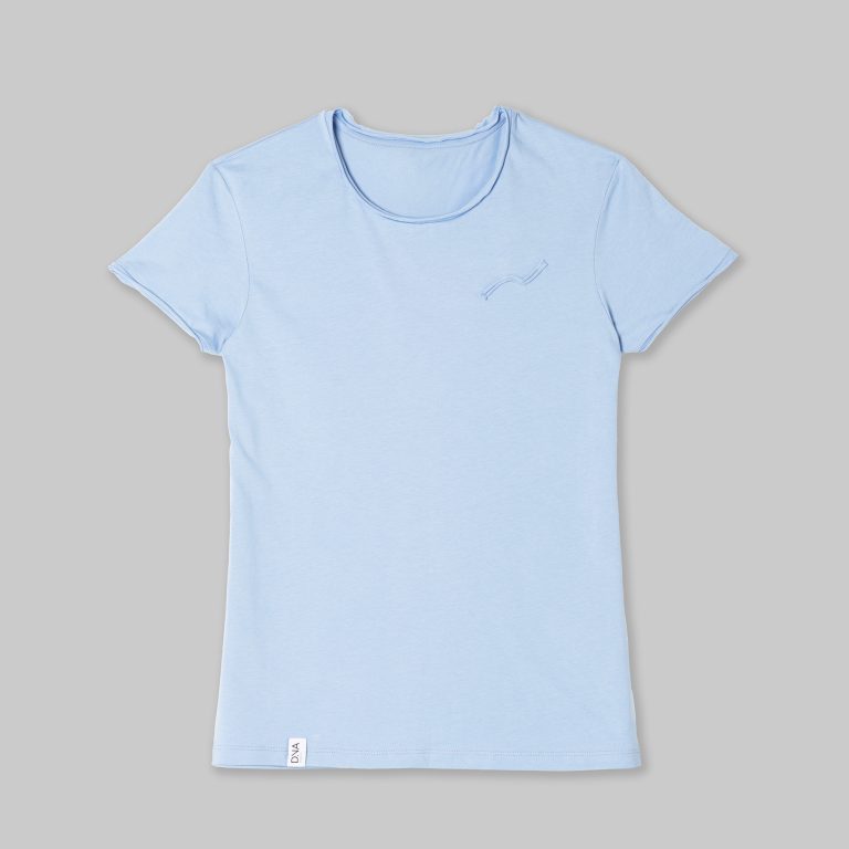 Green line light-blue T-shrts